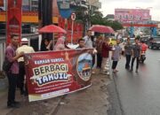 Berbagi Berkah Kemenkumham Sumsel Bagikan Ratusan Takjil