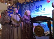 Calon Bupati Lahat Hj Lidyawati Buka Acara Lahat Wedding Expo 2024