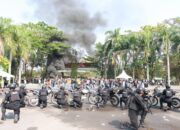 Polres Lahat Simulasi Sispam Kota Ops Mantap Praja Musi 2024, Dalam Rangka Pengamanan Pilkada