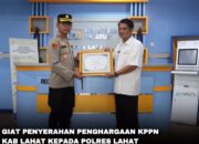 Raih Nilai Sempurna, Kapolres Sinaga AKBP God Sinaga Terima Penghargaan Dari KPPN Lahat