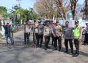 Polres Lahat Pengamanan Rapat Pleno Penetapan Anggota DPRD Terpilih Hasil Pemilu 2024