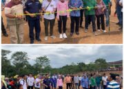 Resmikan Lapangan Sepak Bola di Gumay Talang, Warga Sambut Hangat Bursah Widia
