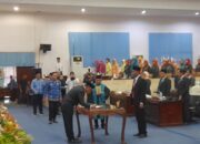 PAW, Safri Melaksanakan Sumpah /Janji   Anggota DPRD Lahat  Sisa Masa Jabatan 2024-2029