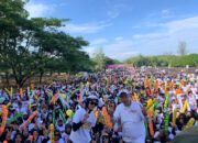 Gembira, Ribuan Anak Muda Ikuti Color Run,  Paslon BZ-WIN Hidupkan Kembali Hiburan Anak Muda