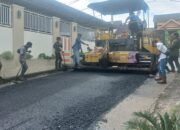 Komplek Perumahan Bukit Arkomba Residence Manggul Lahat Diaspal Hotmix