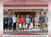 Lapas Kelas IIA Lahat Gelar Bansos Untuk Keluarga Warga Binaan dan Masyarakat