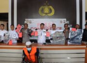 Polres Lahat Press Conference Ungkap kasus Pembunuhan Pencurian dengan Kekerasan