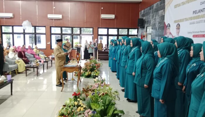 Ketua dan Pengurus TP PKK Kabupaten Lahat Masa Bakti 2025 – 2030 Dilantik