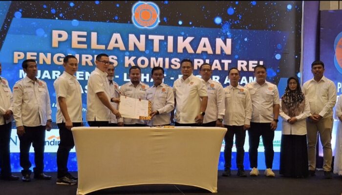 Pengurus Komisariat REI Muara Enim, Lahat, Pagaralam Periode 2024-2027 Dilantik