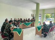 Kodim 0405/Lahat Terima Kunjungan Tim Wasrik Itdam II/Sriwijaya