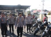 Polres Lahat Pengecekan Kendaraan Bermotor R2,R4 dan R6 Serta Kelengkapan Alat Pengamanan Massa
