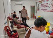 HUT Humas Polri Ke-74, Polres Lahat Gelar Donor Darah
