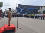 Polres Lahat, Apel Gelar Pasukan Tanggap Darurat Bencana Hidrometeorologi Kabupaten Lahat