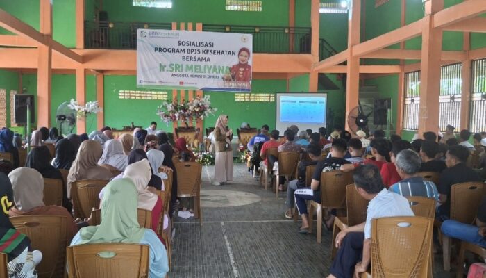 Sinergi, Anggota DPR RI, Ir. Sri Meliyana Bersama BPJS Kesehatan Sosialisasikan Program JKN