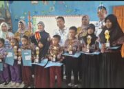 Kunjungi TK Al-Hikmah Desa Gedung Agung, Bunda PAUD Lahat : Ayo Sikat Gigi Setelah Makan