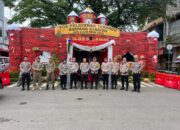 Kapolres Lahat Dampingi Tim Was Ops Itwasda Polda Sumsel Pengecekan Pos Pelayanan Simpang Stasiun Lahat