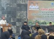 Wabup Lahat Ajak Bersinergi, Entaskan  Kemiskinan dan Percepatan Penurunan Stunting
