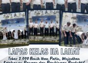 Lapas Kelas IIA Lahat Tebar 2.000 Benih Ikan Patin, Wujudkan Ketahanan Pangan dan Pembinaan Produktif