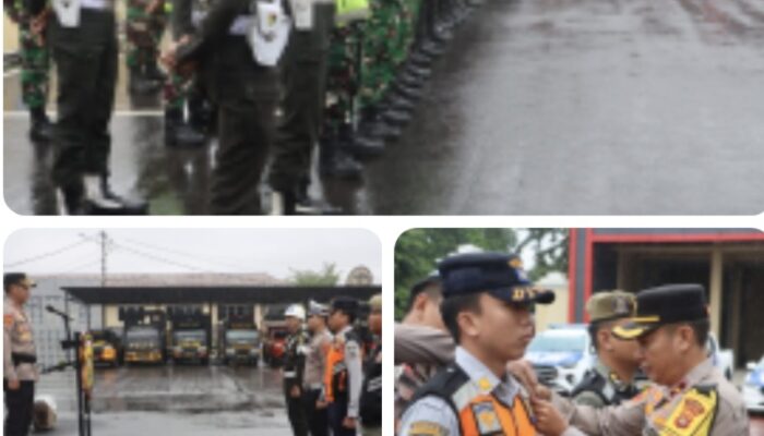 Polres Lahat Apel Gelar Pasukan Operasi Keselamatan Musi 2026