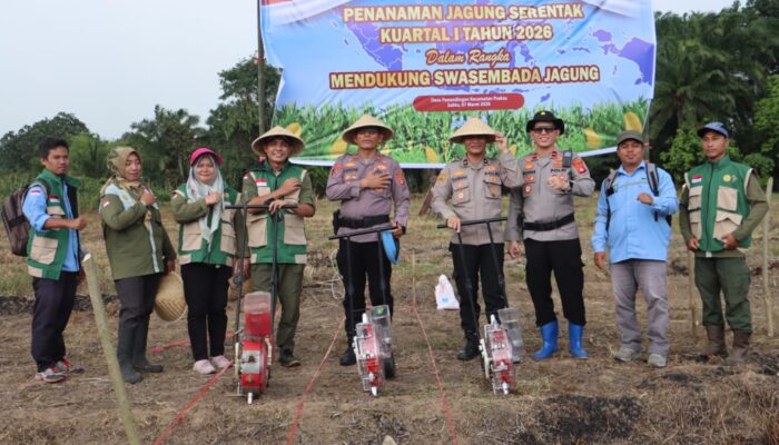 Polres Lahat, Penanaman Jagung Serentak Kuartal Pertama Tahun 2026