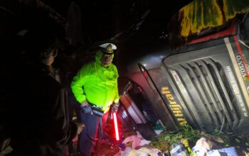 Bus PO Anugerah Masuk Jurang di Lahat, Laporan Darurat 110 Selamatkan Penumpang