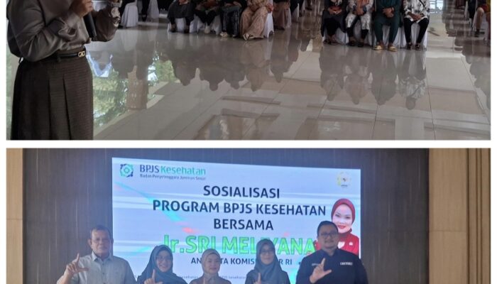 BPJS Kesehatan dan Ir. Sri Meliyana Gelar Sosialisasi, Imbau Jaga Status Kepesertaan JKN Aktif