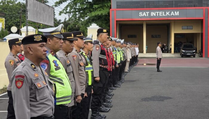 Pimpin Apel Pagi Jam Pimpinan, Kapolres Lahat Sampaikan Ini