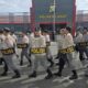 Pasukan Dalmas Polres Lahat Latihan Rutin Kesiapsiagaan