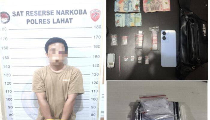 Penyelidikan dan Info Masyarakat, DA Alias E Diamankan Satresnarkoba Polres Lahat