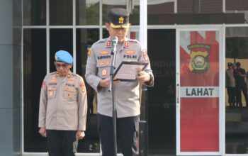 Apel Jam Pimpinan, Kapolres Lahat Tekankan Larangan Penyalahgunaan Narkoba