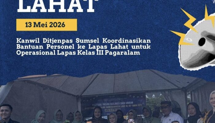 Festival Pasar Kuliner dan UMKM, Lapas Kelas IIA Lahat Tampilkan Produk Unggulan Warga Binaan