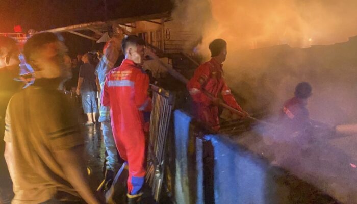 Kebakaran di Desa Tanjung Agung, Satu Rumah Habis Terbakar 2 Rusak Ringan