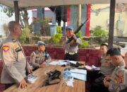 Propam Polda Sumsel Laksanakan Pemeriksaan Senjata Api Dinas di Polres Lahat