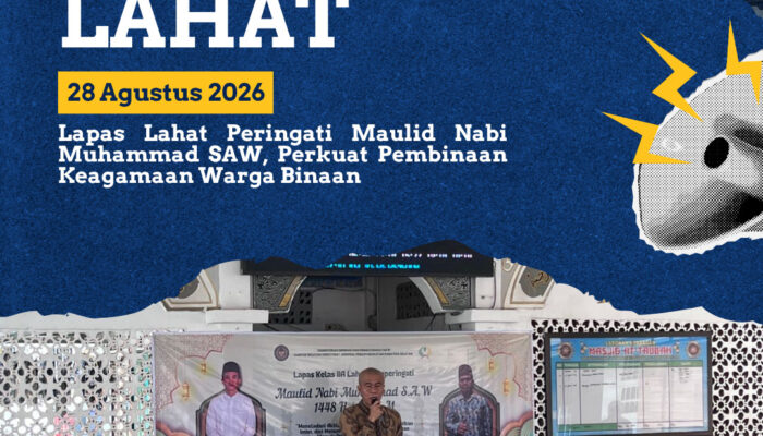 Lapas Lahat Peringati Maulid Nabi Muhammad SAW, Perkuat Pembinaan Keagamaan Warga Binaan