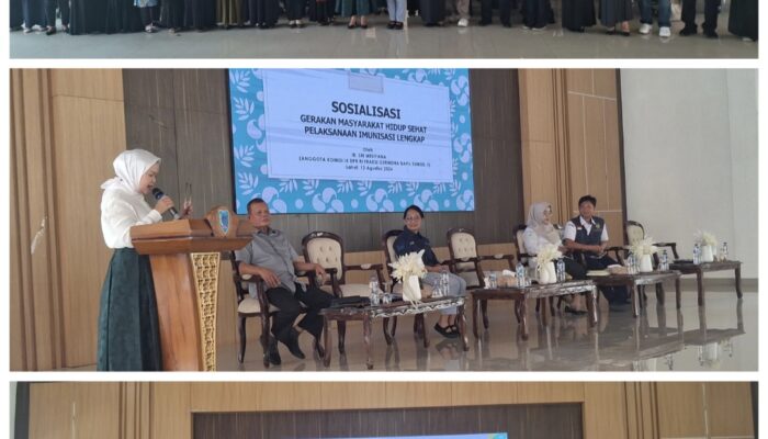 Ir.Sri Meliyana Sosialisasi Imunisasi Lengkap dalam Germas Dsambut Antusias Masyarakat