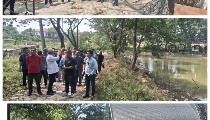 Bupati Lahat Tekankan Mutu dan Target pada Peninjauan Revitalisasi Taman Ribang Kemambang