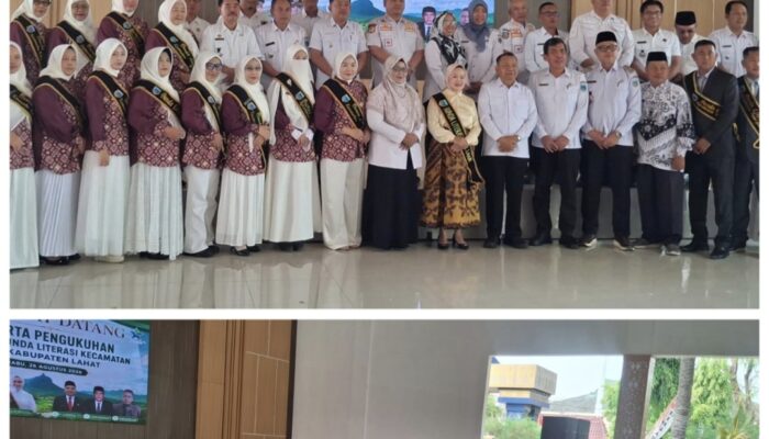 Sri Meliyana Kukuhkan Bapak/Bunda Literasi Kecamatan Se-kabupaten Lahat