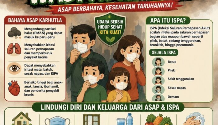 Waspada Asap Karhutla dan ISPA, Dinkes Lahat Imbau Terapkan PHBS