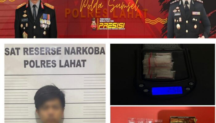 Ungkap Dugaan Peredaran Sabu di Mes Karyawan, 8 Paket Diamankan Satres Narkoba Polres Lahat