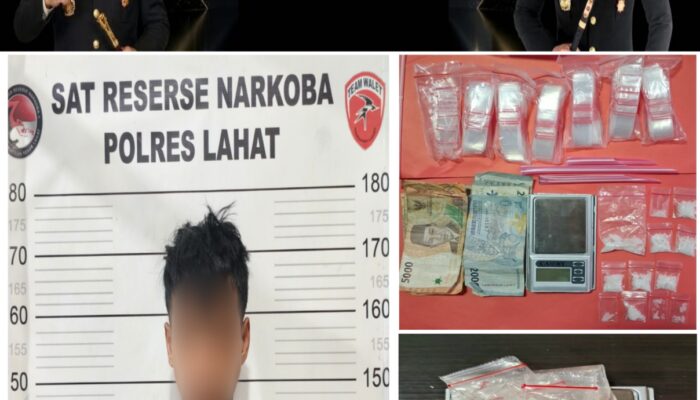 Ungkap Dugaan Peredaran Sabu di Desa Karang Anyar, Satresnarkoba Polres Lahat Amankan 13 Paket Narkotika