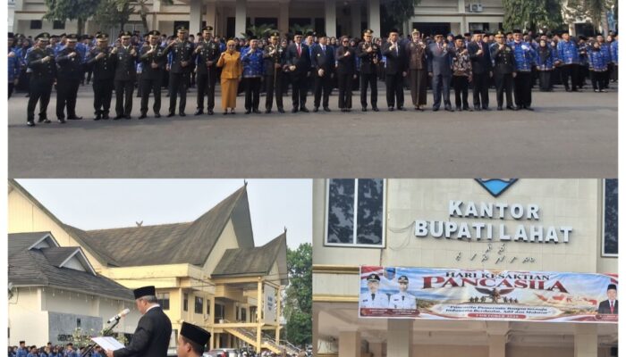 Bupati Lahat Pimpin Upacara Hari Kesaktian Pancasila Tahun 2026