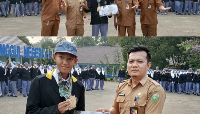 Atlet SMAN 4 Lahat Ryu Tharung Bimatara Raih Dua Gelar Juara I di Kejuaraan Karate Sumsel