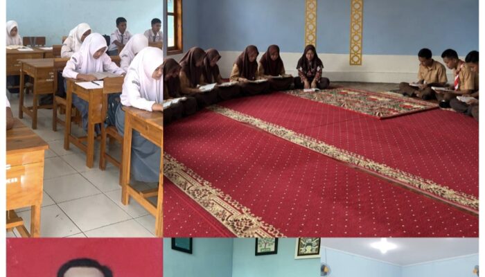 10 Menit Sinyal Langit, SMAN 1 Kikim Barat Biasakan Membaca Al-Qur’an Sebelum KBM