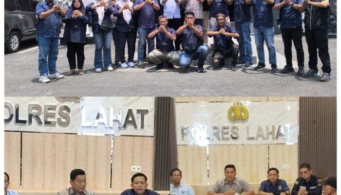 Respon Penganiayaan Jurnalis di Mapolda Sumsel, PWI Sampaikan Pernyataan Sikap Ke Mapolres Lahat
