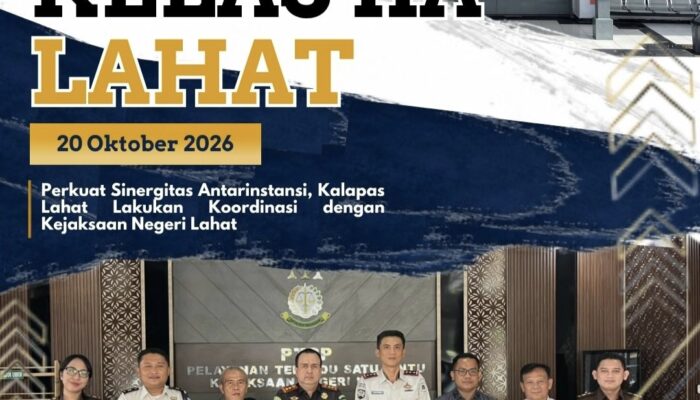 Perkuat Sinergitas Antarinstansi, Kalapas Lahat Lakukan Koordinasi dengan Kejaksaan Negeri Lahat