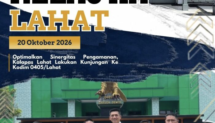Kalapas Lahat Lakukan Kunjungan Ke Kodim 0405/Lahat,Optimalkan Sinergitas Pengamanan